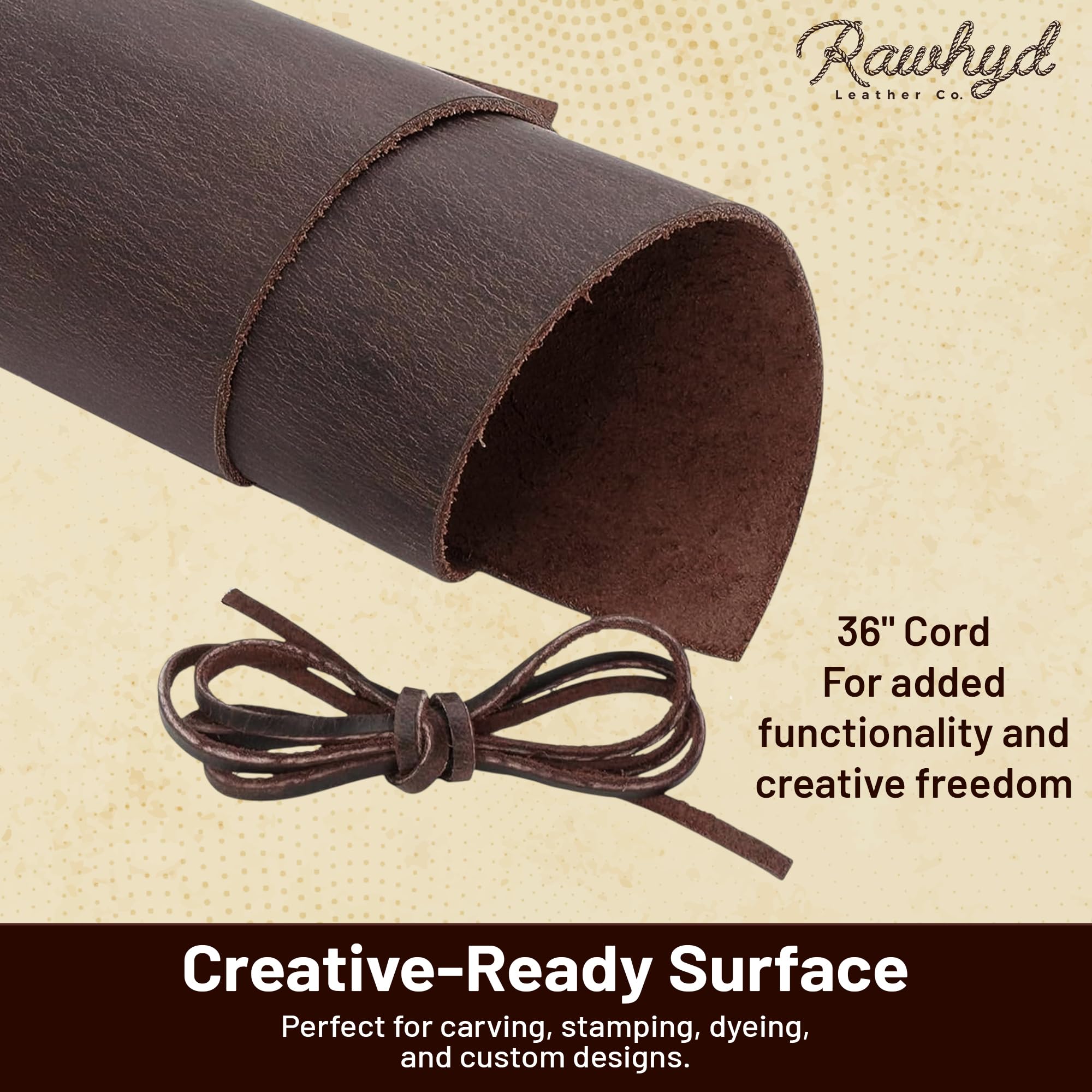 Leather Sheet for Crafts (12 X 24) – Soft & Smooth Tooling Leather